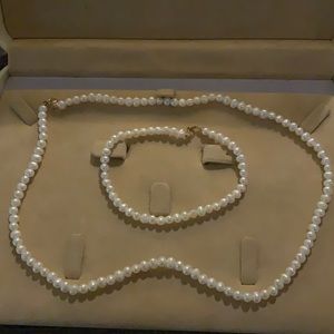 14k cultured pearl set
